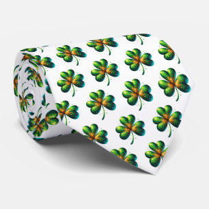 Gravata masculina St. Patrick's Clover