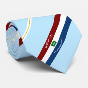 Gravata Mason City (Iowa), bandeira da cidade, Neck Tie