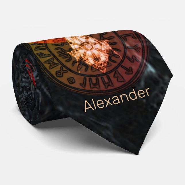 Gravata Masonic Warrior (Rolled)