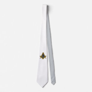 GRAVATA MASONS PERSONALIZADOS (BRANCO)