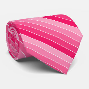 Gravata Matizes de faixas cor-de-rosa