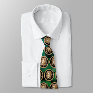 Gravata Medalhão de Luxury Medusa DOURADO