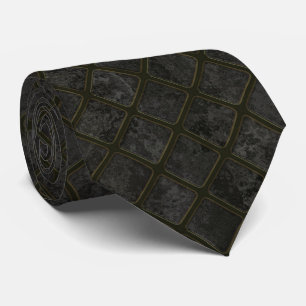 Gravata Medalhão Preto