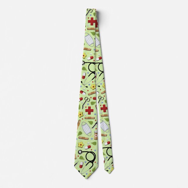 Gravata Médico Dr. Novelty Neck Tie (Frente)