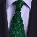 Gravata Médicos Verdes, Doodle Profissionais de Saúde<br><div class="desc">Tanto caprichosa quanto conservadora,  esse padrão de rabiscos temáticos da saúde constitui um presente ideal para médicos,  médicos,  assistentes médicos,  enfermeiros,  EMTs ou estudantes de medicina. Aumente a oferta incluindo meias correspondentes.</div>