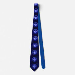 Gravata Medusa Azul Gelo 