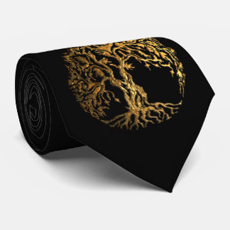 Gravata Mehndi Tree of Life (Dourada)