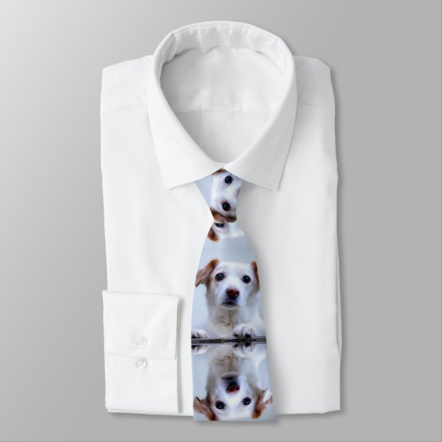 Gravata Melhor amigo do homem cachorro (Amarrado)