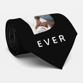 Gravata Melhor Colagem de Fotografias de Dia de os pais Pe