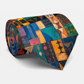 Gravata Men's Nectie Abstract Pattern African Neck Tie