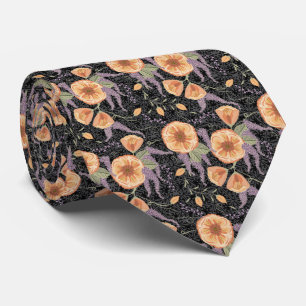 Gravata Mens Tie, Pêssegos Quentes em Lilases