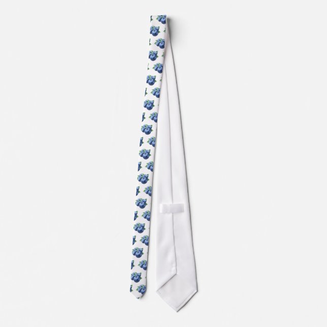GRAVATA MENS WILD BLUE BERRY TIE (Verso)