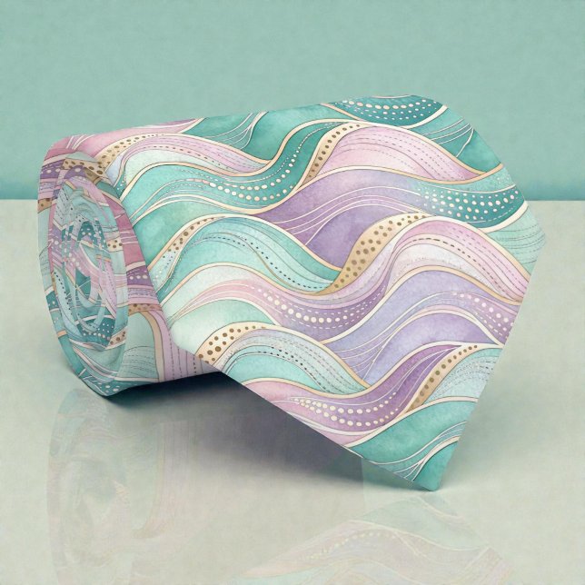 Gravata Mermaid Glam Cores Pastel (Criador carregado)