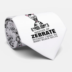 Gravata Mestre em Zebrate, Zebra