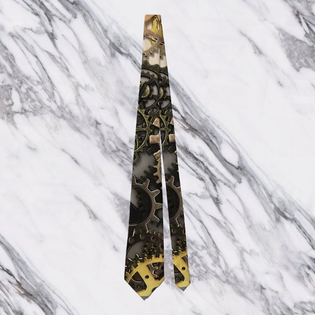 Gravata Metal Gears Steampunk Vintage Industrial (Criador carregado)