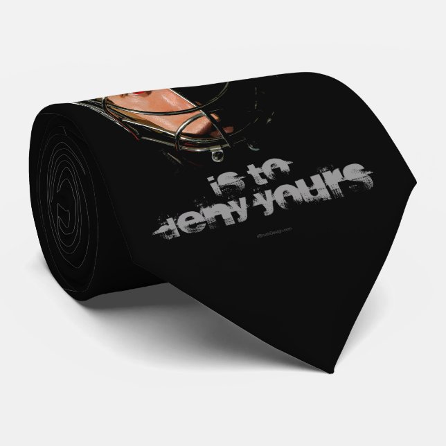 Gravata Meu objetivo (Goalie do hóquei) (Rolled)