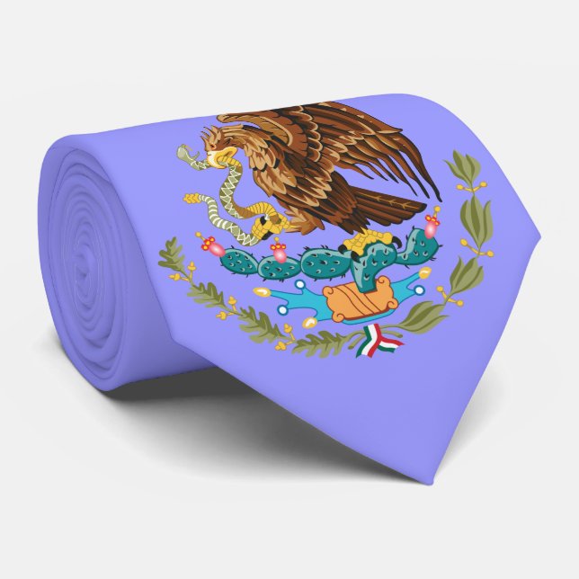 Gravata México: Bandeira Mexicana (Rolled)