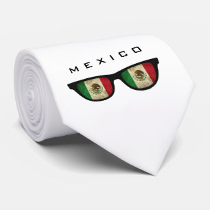 Gravata México Shades de texto personalizado e gravações d