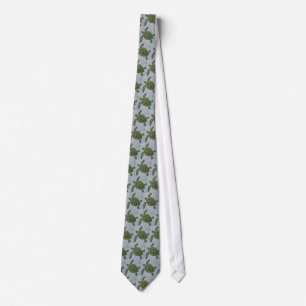 Gravata Mezzotint Turtle Design Tie