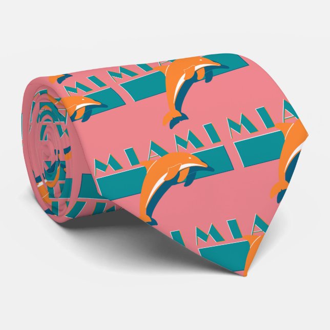 GRAVATA MIAMI 80S (Rolled)