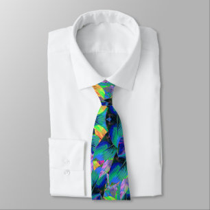 Gravata Miami Tree Folhas