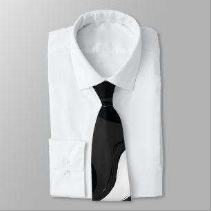 Gravata Mídeas Tinta Maciça Mantida Pálida Cinza Negra