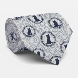 Gravata Minimalist Japanese Geometric Patterns