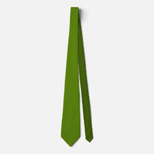 Gravata Minimalista Profissional Sólido Cor Verde Abacate