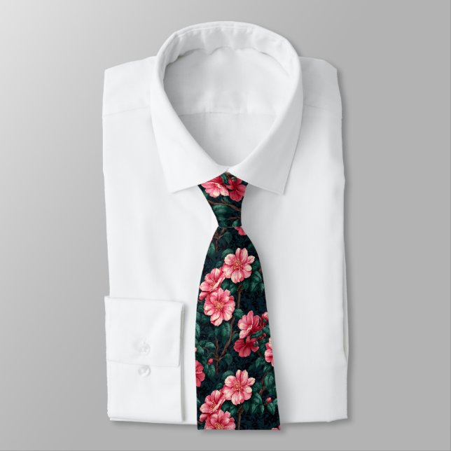 Gravata Minimalistic Gifts For Guys Gardenias Floral (Amarrado)