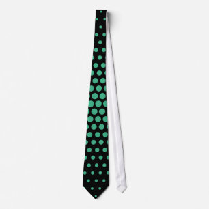 Gravata Mint Techno Dots Modern Black