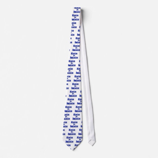 Gravata Missão à remissão azul (Frente)