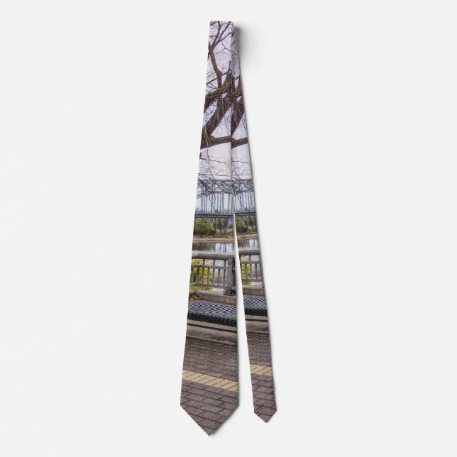 Gravata Missouri River View Neck Tie (Frente)