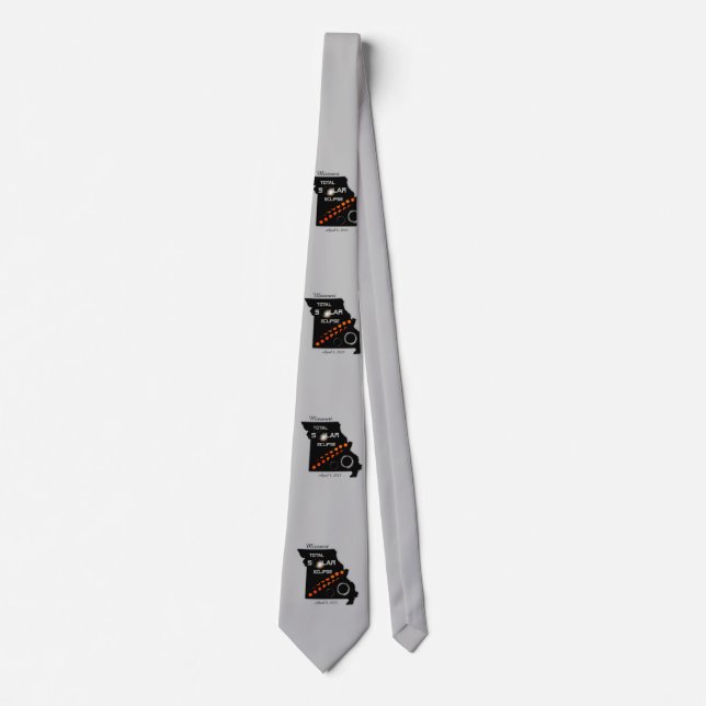 Gravata Missouri Solar Eclipse Tie (Frente)