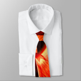Gravata Mistura de amarelinho com vermelho escuro, forte l