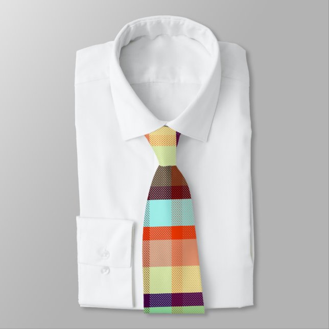 Gravata Mix Nouveau Plaid NRB (Amarrado)