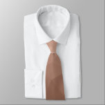 Gravata Mocha Brown — padrão moderno geométrico de malha<br><div class="desc">Acessórios gravatas masculinas com design geométrica moderna. Malha geométrica Elegante e legal do Triângulo com gradiente castanho para ele.</div>