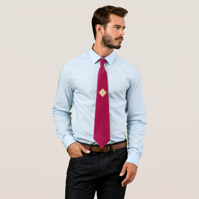 Gravata Moda Ouro Diamante (In Situ)