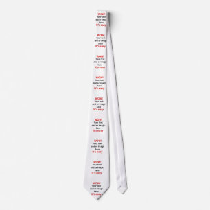 Gravata Modelo personalizável faça seu