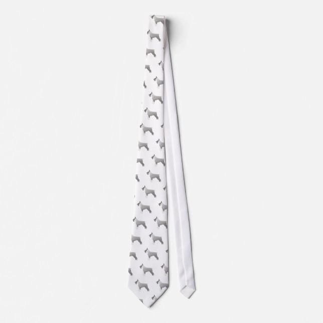 Gravata Modelos Schnauzer prontos para personalizar (Frente)