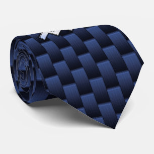 Gravata Modern Aquarius Sign on navy blue carbon fiber
