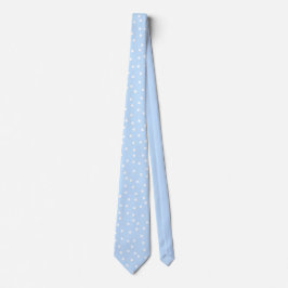 Gravata Modern Blue White Polka Dots Groom Gift  