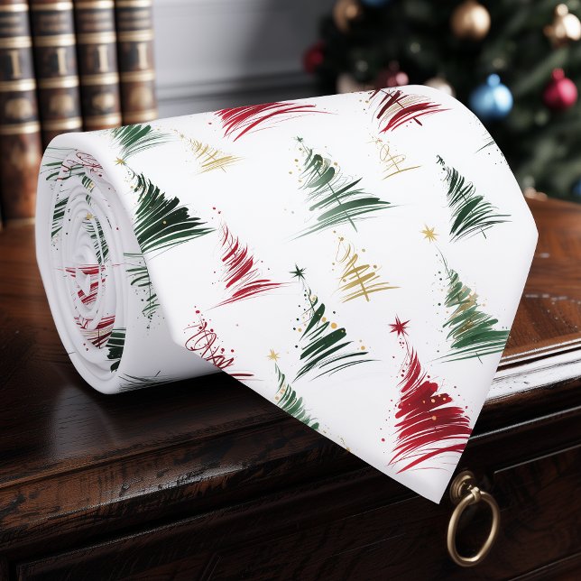 Gravata Modern Minimalist Christmas Tree Neck tie (Criador carregado)