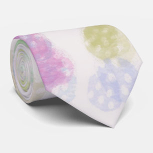 Gravata Modern Pastel Color Abstract Pattern