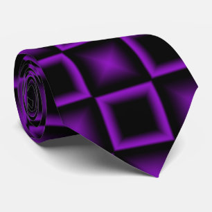 Gravata Modern Squares Pattern Neck Tie