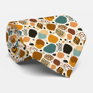 Gravata Modern Trendy Cheetah Leopard