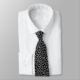 Gravata Moderno branco & preto