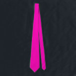 Gravata Moderno cor-de-rosa brilhante<br><div class="desc">Sempre tende cor sólida rosa quente.</div>