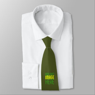GRAVATA MODERNO EDITABLE ARMY GREEN IMAGE TEXTO MODELO