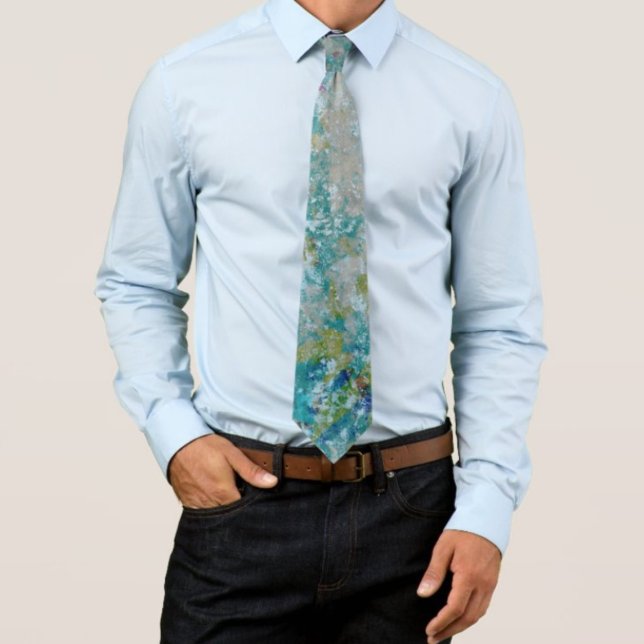 Gravata Moderno Original Um Design De Arte Abstrato (Criador carregado)