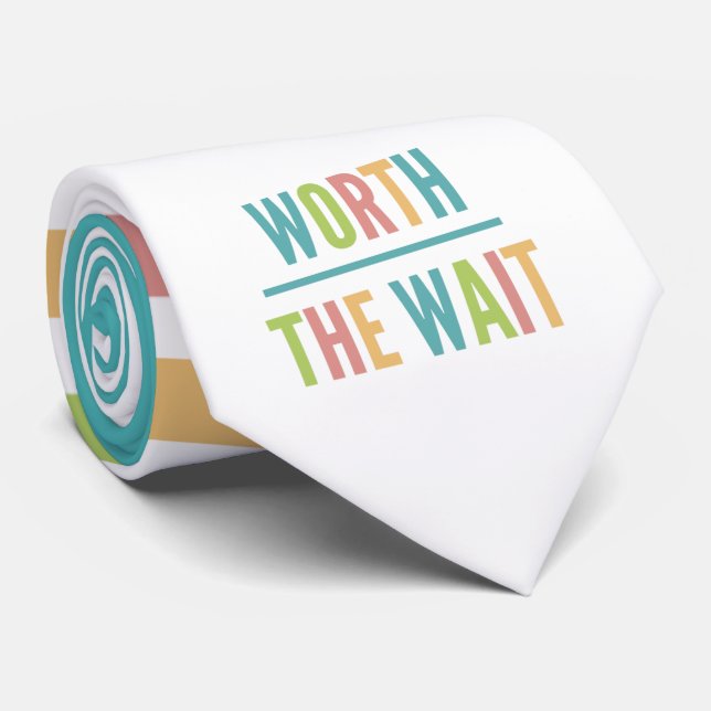 Gravata Moderno vale a espera - Adoção, Novo Bebê (Rolled)